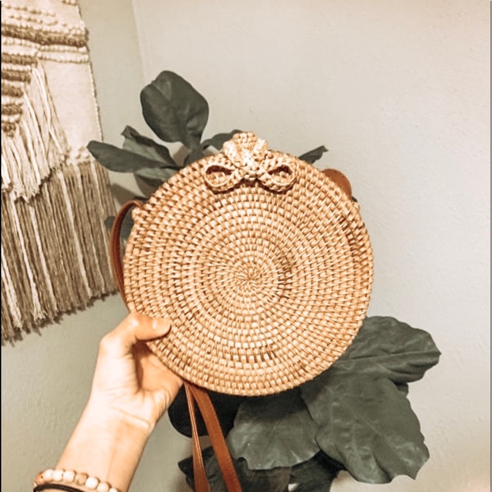 Urban Outfitters Straw Round Purse